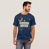 Dancing Queen Vintag 70er Disco T-Shirt (Vorne ganz)