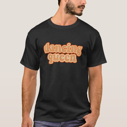 Dancing Queen Vintag Dancing 70er T-Shirt (Vorderseite)