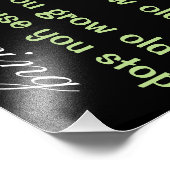 Dancing Quote 11"x8.5" Poster (Ecke)