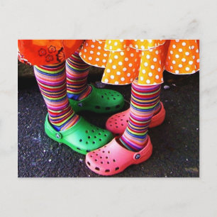 Dancing Rainbow Postkarte