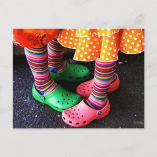 Dancing Rainbow Postkarte