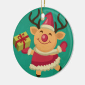 Dancing Rentier Ornament (Links)
