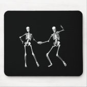 Dancing Retro Skeletts Maus Pad Mousepad (Vorne)