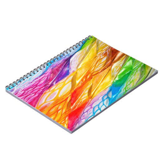 Dancing Ribbon Nebula Notizblock (Linke Seite)