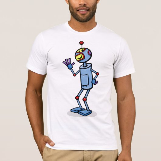 Dancing Robot Mens T - Shirt (Vorderseite)