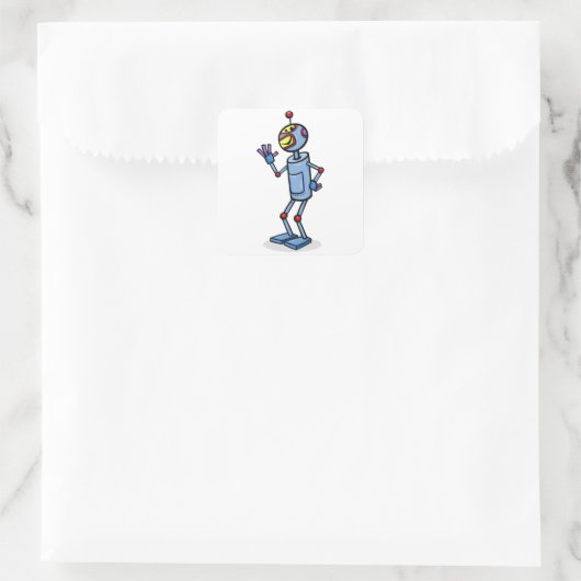Dancing Robot Stickers (Tasche)