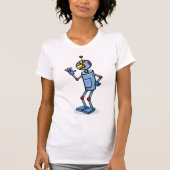Dancing Robot Womens T - Shirt (Vorderseite)