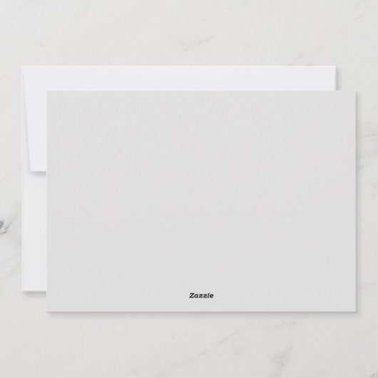 Dancing Rocker Santa Feiertagskarte (Rückseite)