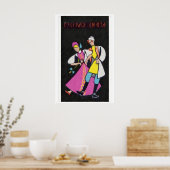 Dancing Russians - Matchbox Print - Aesthetic Wall Poster (Küche)