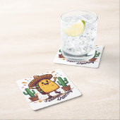 Dancing Sandwich Fiesta Rechteckiger Pappuntersetzer (Vor Ort)