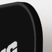 Dancing Santa Claus Christmas Pickleball Schläger (Linke Seite)