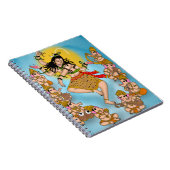 Dancing Shiva Notebook Notizblock (Rechte Seite)