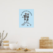 Dancing Skeleton Couple Poster (Küche)