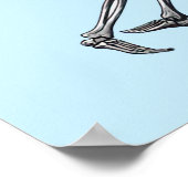 Dancing Skeleton Couple Poster (Ecke)