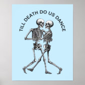 Dancing Skeleton Couple Poster (Vorne)