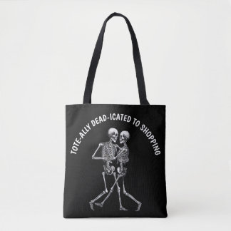 Dancing Skeleton Couple Tasche
