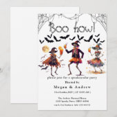 Dancing Skeleton Cowboy Halloween Hat Einladung (Vorne/Hinten)