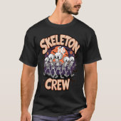 Dancing Skeleton Crew Halloween-Party Spaß Spooky  T-Shirt (Vorderseite)