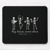 Dancing Skeleton Dry Bones Come Alive Christian Ha Mousepad (Vorne)
