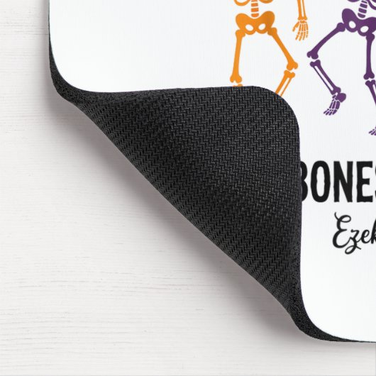 Dancing Skeleton Dry Bones Come Alive Christian Ha Mousepad (Ecke)