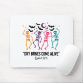 Dancing Skeleton Dry Bones Come Alive Christian Ha Mousepad (Mit Mouse)