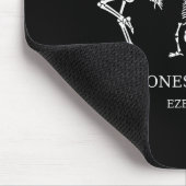 Dancing Skeleton Dry Bones Come Alive Christian Ha Mousepad (Ecke)