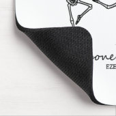 Dancing Skeleton Dry Bones Come Alive Christian Ha Mousepad (Ecke)