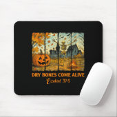 Dancing Skeleton Dry Bones Come Alive Christian Ha Mousepad (Mit Mouse)