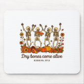 Dancing Skeleton Dry Bones Come Alive Christian Ha Mousepad (Vorne)