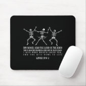 Dancing Skeleton Dry Bones Come Alive Christian Ha Mousepad (Mit Mouse)