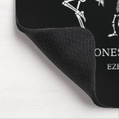 Dancing Skeleton Dry Bones Come Alive Christian Ha Mousepad (Ecke)