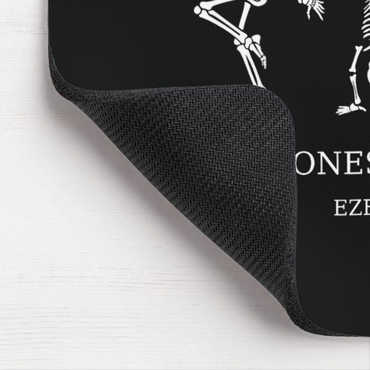 Dancing Skeleton Dry Bones Come Alive Christian Ha Mousepad (Ecke)