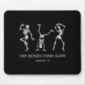 Dancing Skeleton Dry Bones Come Alive Christian Ha Mousepad (Vorne)