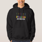 Dancing Skeleton Dyslexia Awareness Dyslexia Menta Hoodie (Vorderseite)