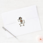 Dancing Skeleton Halloween Sticker (Umschlag)