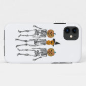 Dancing Skeleton Pumpkin Head Funny Halloween Case-Mate iPhone Hülle (Rückseite (Horizontal))
