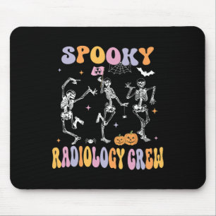 Dancing Skeleton Spooky Radiology Crew Röntgen Tec Mousepad