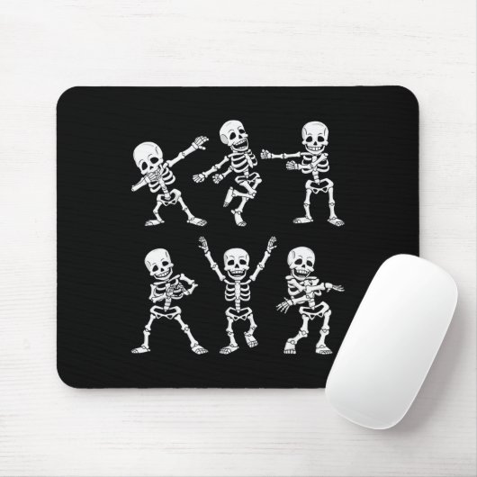 Dancing Skeletons Dance Challenge Boys Girl Kids H Mousepad (Mit Mouse)
