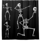 Dancing Skeletons Duschvorhang (Vorderseite)