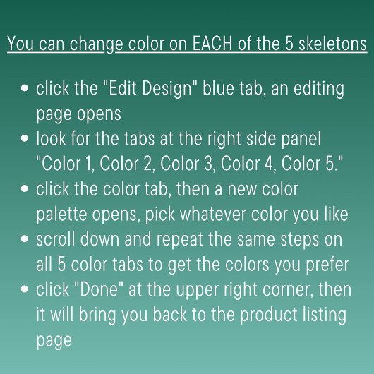 Dancing Skeletons Funny Spooky Ballerina Halloween T-Shirt