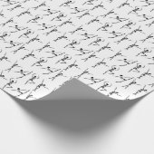 Dancing Skeletons Geschenkpapier (Ecke)