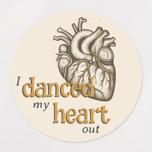 Dancing Skeletons Hallowe'en Participation Sticker (Design 2)