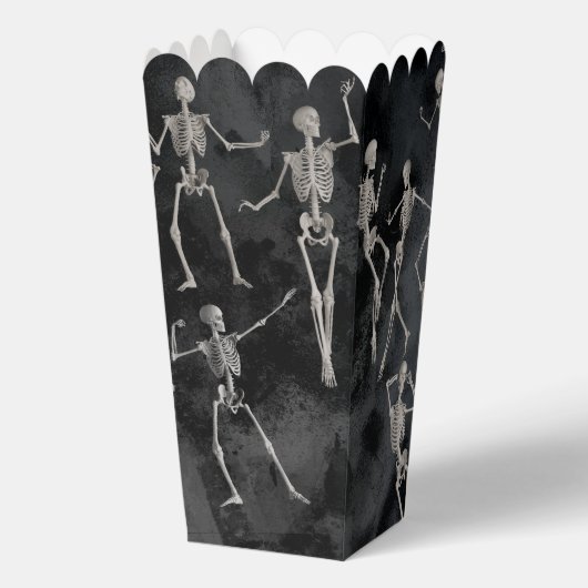 Dancing Skeletons Halloween Popcorn Geschenkschachtel (Vorderseite)