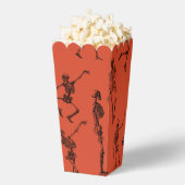 Dancing Skeletons Halloween Popcorn Geschenkschachtel (Geplatzt)