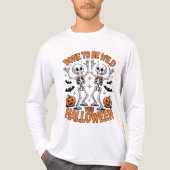 Dancing Skeletons Wild Halloween Tri-Blend Shirt (Vorderseite)