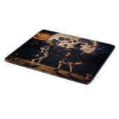 Dancing Skeletts Decorative Glas Cutting Board Schneidebrett (Ecke)