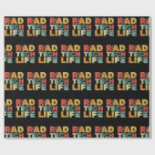 Dancing Skeletts Xray Funny Krass Tech Geschenkpapier (Flach)