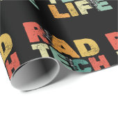 Dancing Skeletts Xray Funny Krass Tech Geschenkpapier (Rolleneckpunkt)