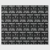 Dancing Skeletts Xray Radiology Spaß Geschenkpapier (Flach)