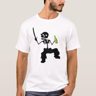 Dancing Skull Beer Shirt - St Paddy's Party T-Shir